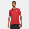 Nikecourt Dri-fit Victory Tennispolo Rood Heren