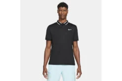 NikeCourt Dri-FIT Victory Tennispolo Zwart Heren