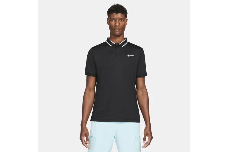 NikeCourt Dri-FIT Victory Tennispolo Zwart Heren
