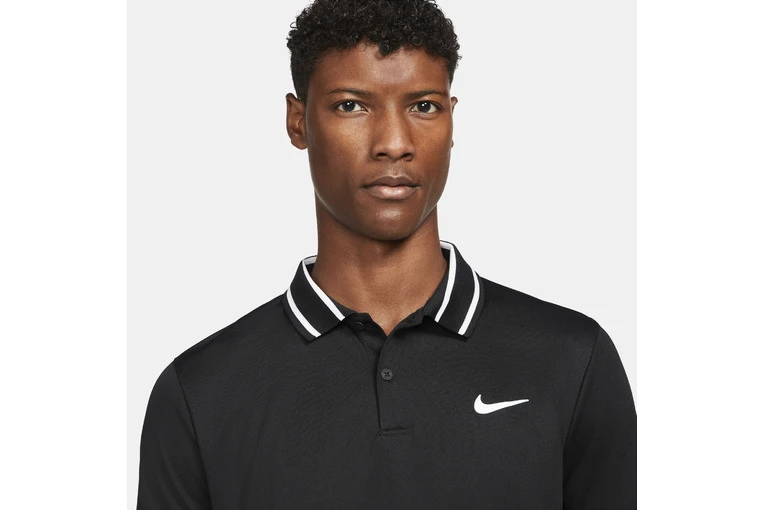 NikeCourt Dri-FIT Victory Tennispolo Zwart Heren - Afbeelding 3