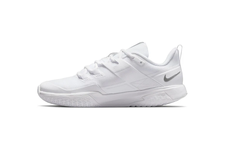 NikeCourt Vapor Lite HC Tennisschoen Wit/zilver Dames - Afbeelding 2