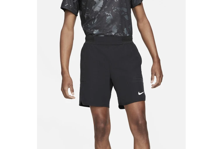 Nikecourt Flex Advantage Tennisshort Zwart/wit Heren