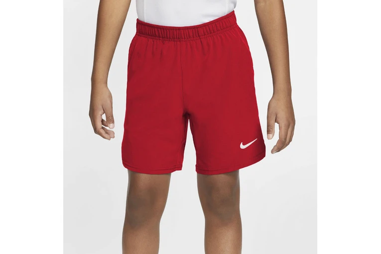 NikeCourt Flex Ace Tennisshort Rood/wit Kids