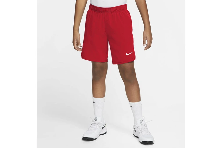 NikeCourt Flex Ace Tennisshort Rood/wit Kids - Afbeelding 2