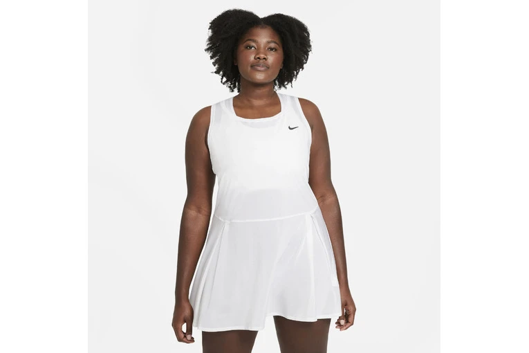 NikeCourt Advantage Tenniskleedje Wit/zwart Dames