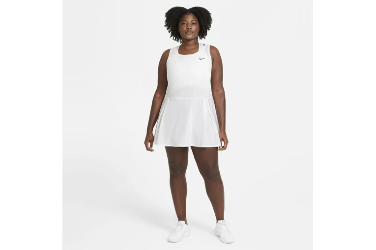NikeCourt Advantage Tenniskleedje Wit/zwart Dames - Afbeelding 5