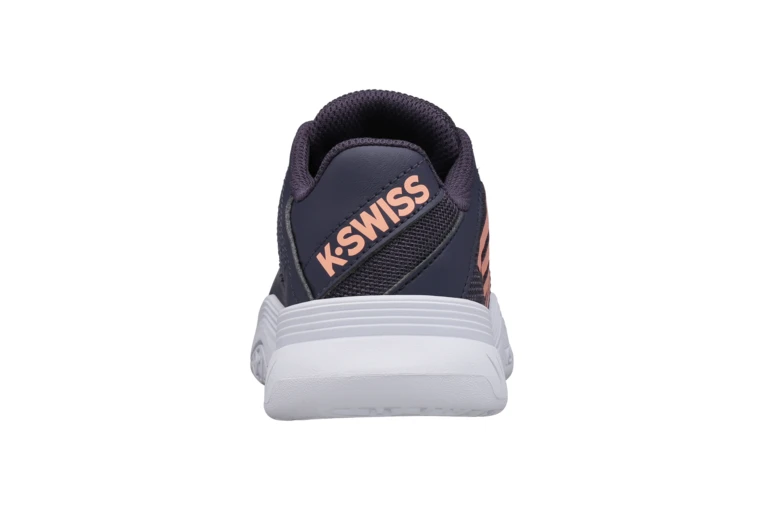 K-Swiss K.Swiss Court Express Omni Tennisschoen Graystone/peach Nectar KIDS - Afbeelding 4