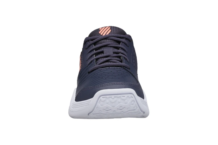 K-Swiss K.Swiss Court Express Omni Tennisschoen Graystone/peach Nectar KIDS - Afbeelding 5