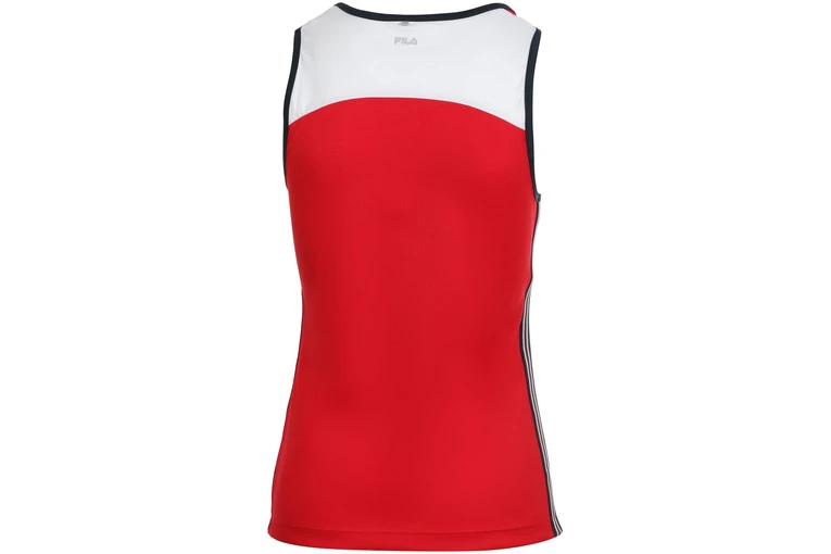 Fila Amber Tennis Top Rood Dames - Afbeelding 2