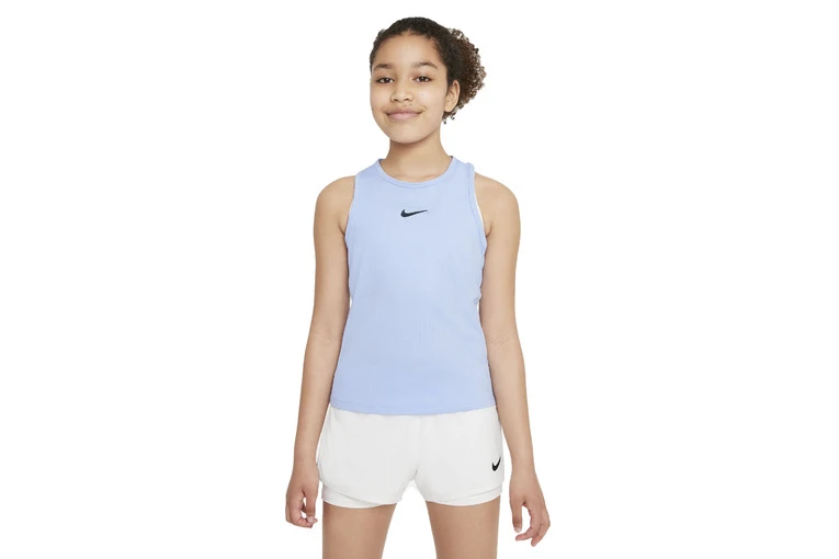 NikeCourt Dri-Fit Victory Tanktop Aluminum Meisjes
