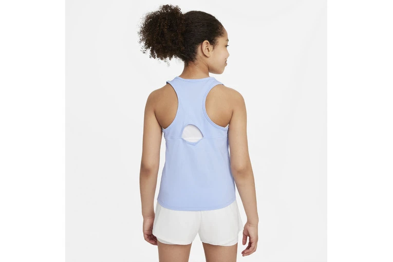 NikeCourt Dri-Fit Victory Tanktop Aluminum Meisjes - Afbeelding 2