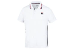 Fila Jamie Tennispolo Wit Heren