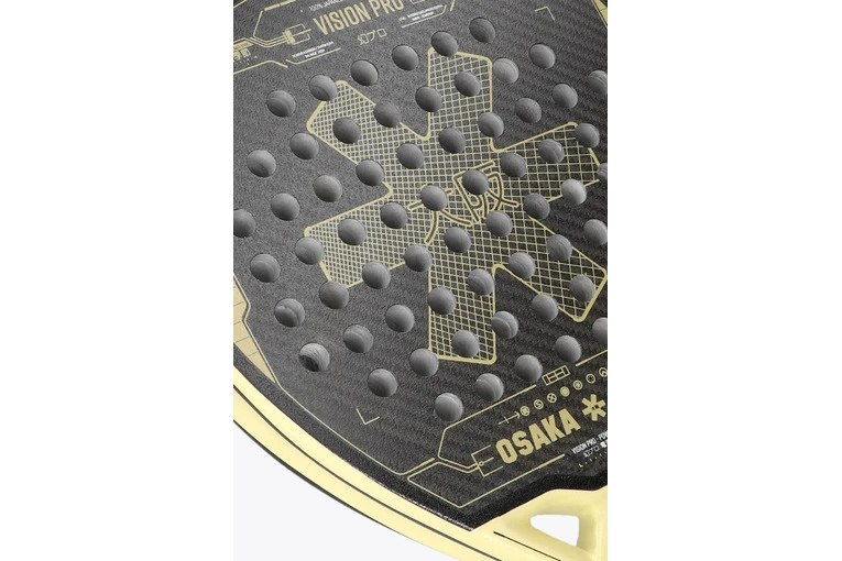Osaka Vision Pro Power Padelracket Zwart Unisex - Afbeelding 4