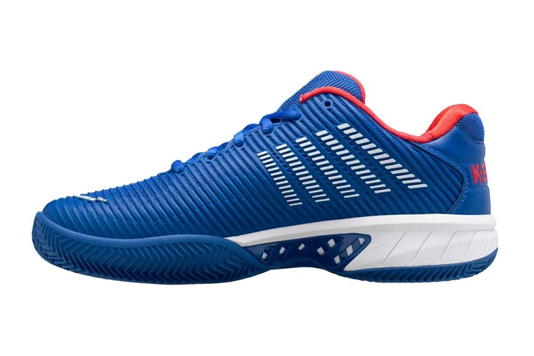 K-Swiss K.Swiss Hypercourt Express 2 HB Tennisschoen Blauw/rood Heren - Afbeelding 2