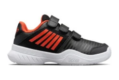 K-Swiss K.Swiss Court Express Strap Omni Tennisschoen Zwart/spicy Oranje KIDS