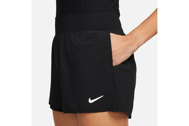 NikeCourt Victory Tennisshort Zwart Dames - Afbeelding 3