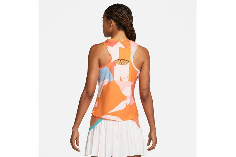 NikeCourt Victory Tanktop Oranje Dames - Afbeelding 2