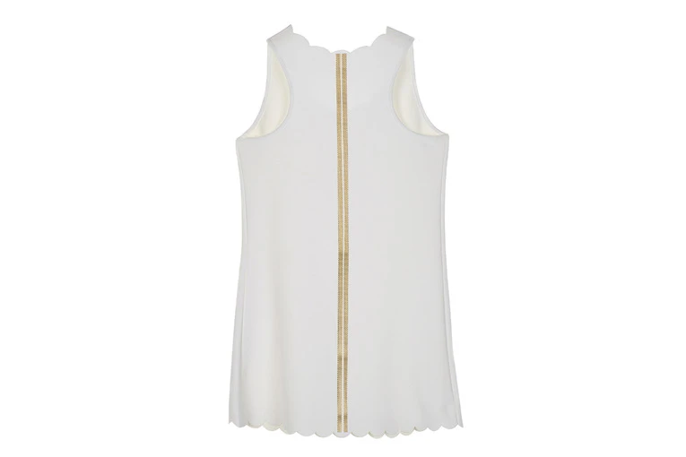 Vieux Jeu Helene Dress Wit Dames - Afbeelding 2