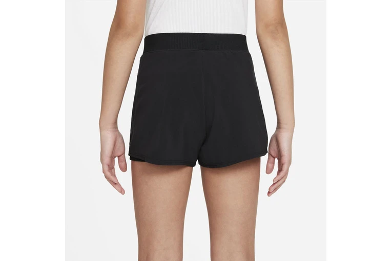 NikeCourt Dri-FIT Victory Tennis Short Zwart Meisjes - Afbeelding 3