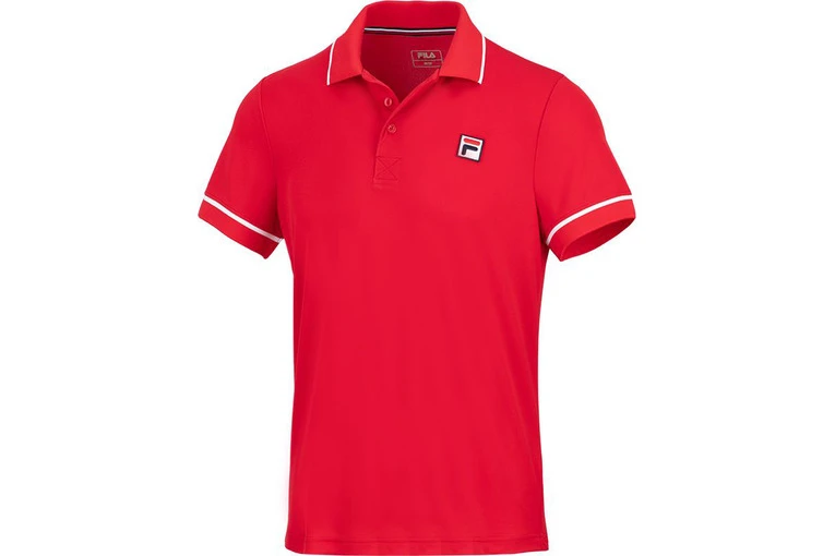 Fila New Court Polo Rood Heren