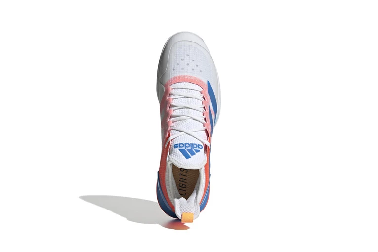 Adidas Adizero Ubersonic 4 Tennisschoenen Wit/blue Rush/solar Red Heren - Afbeelding 3