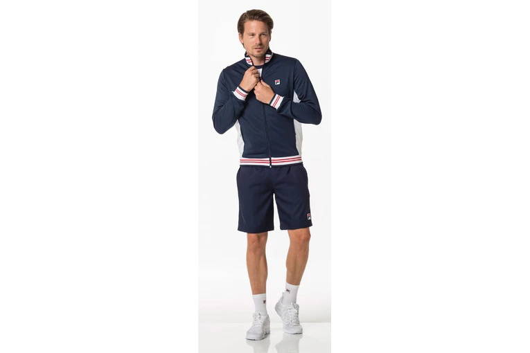 Fila Leon Tennisshort Navy Heren - Afbeelding 2