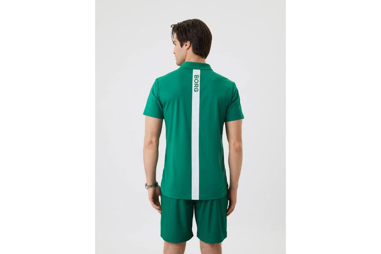 Bjorn Borg Ace Polo Verdant Green Heren - Afbeelding 2