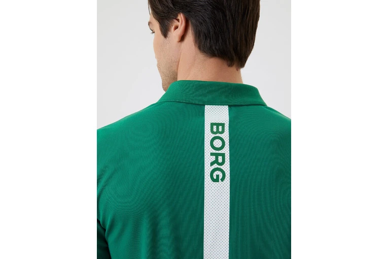 Bjorn Borg Ace Polo Verdant Green Heren - Afbeelding 4