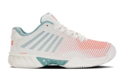 K-Swiss Hypercourt Express 2 HB Tennisschoen Wit/nile Blauw/desert Flower Dames