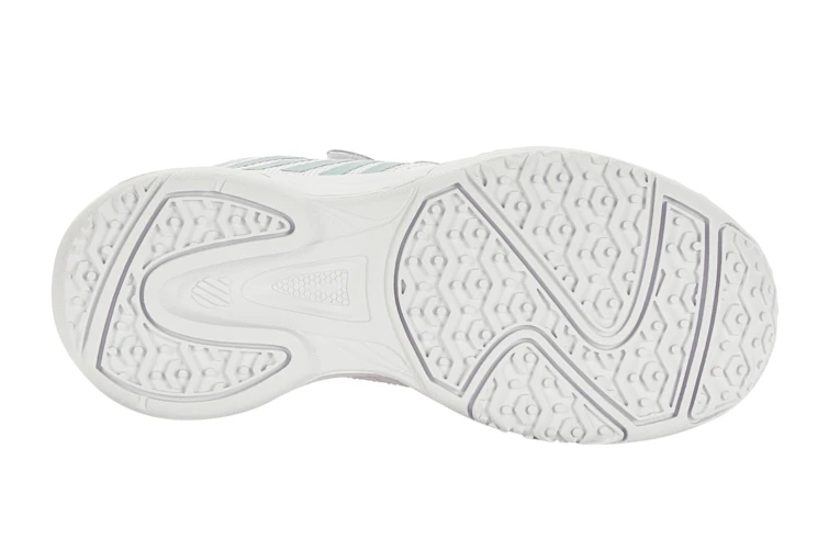 K-Swiss Court Express Strap Omni Wit/nile Blue KIDS - Afbeelding 5